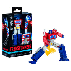 Transformers Studio Series Deluxe Optimus Prime energon-axe accessory for action play.