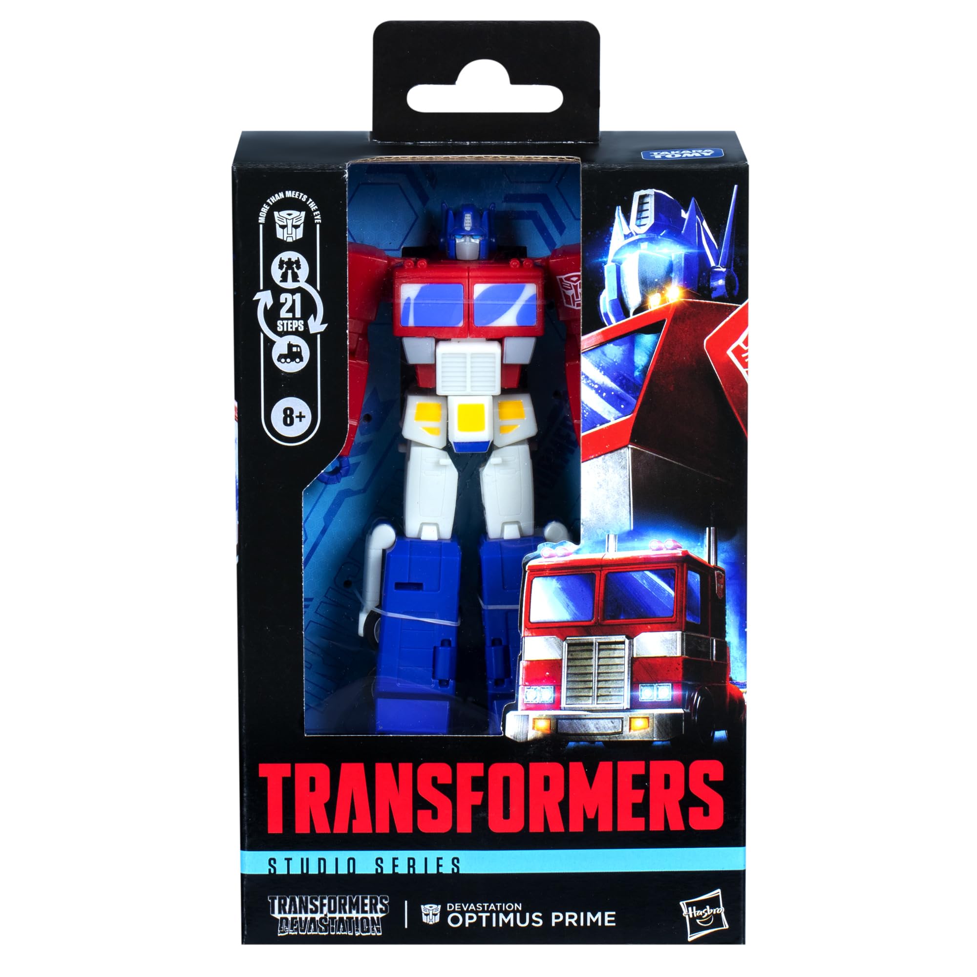 Transformers Studio Series Deluxe Optimus Prime matrix accessory adds authentic detail.