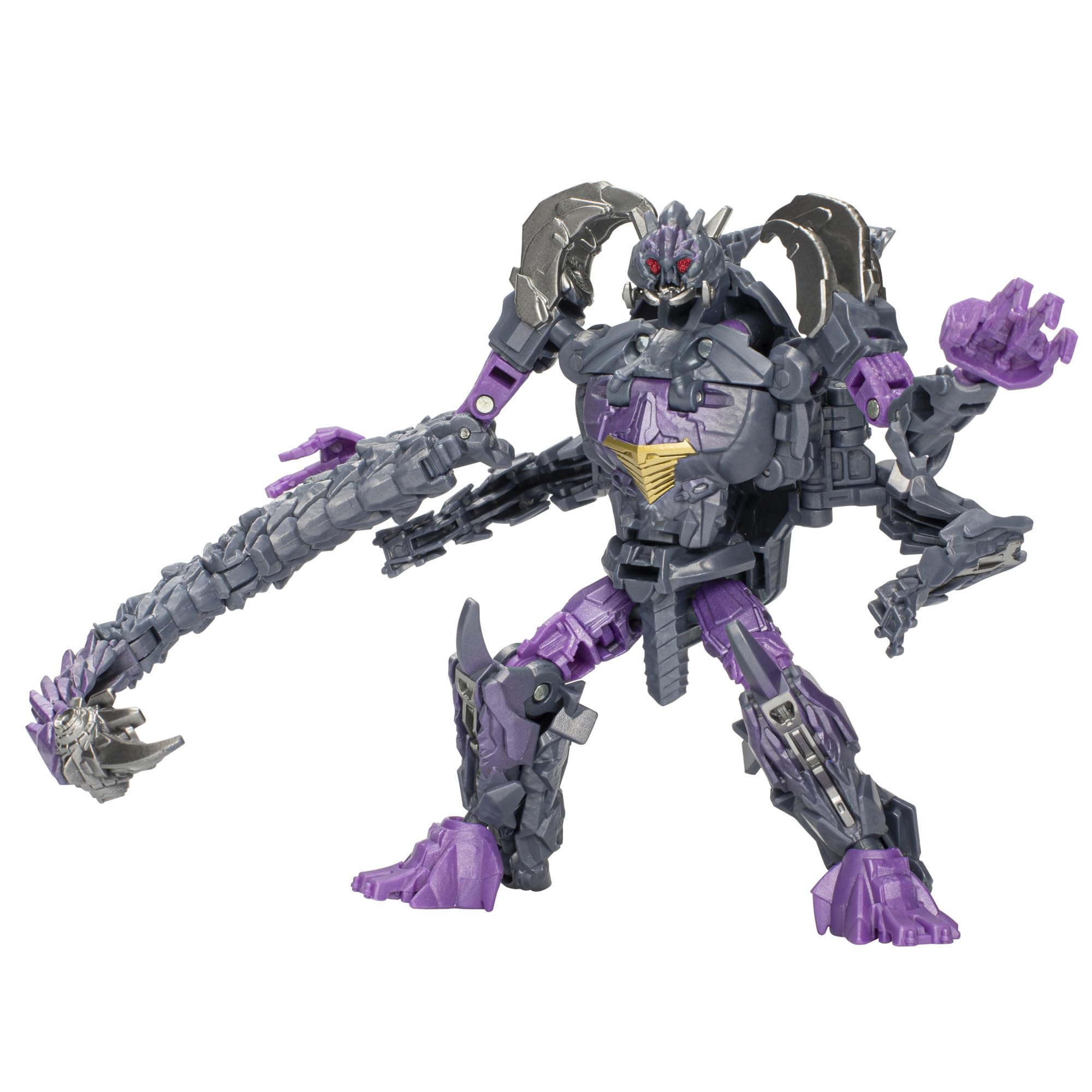 Transformers Predacon Scorponok in robot mode for posable display.
