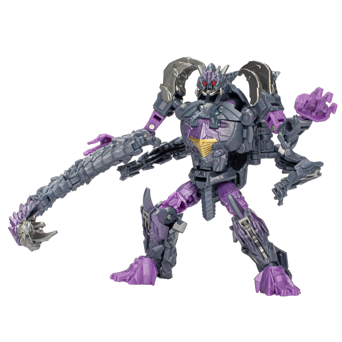 Transformers Predacon Scorponok in robot mode for posable display.