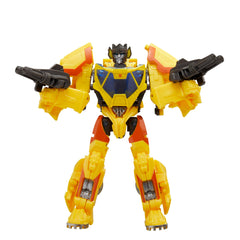 Transformers Sunstreaker studio series figure posed for action