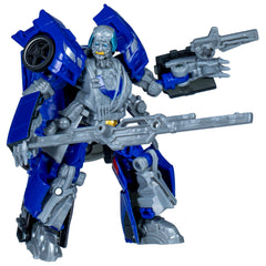 Transformers Wheeljack Que figure in robot mode with high articulation for action poses.