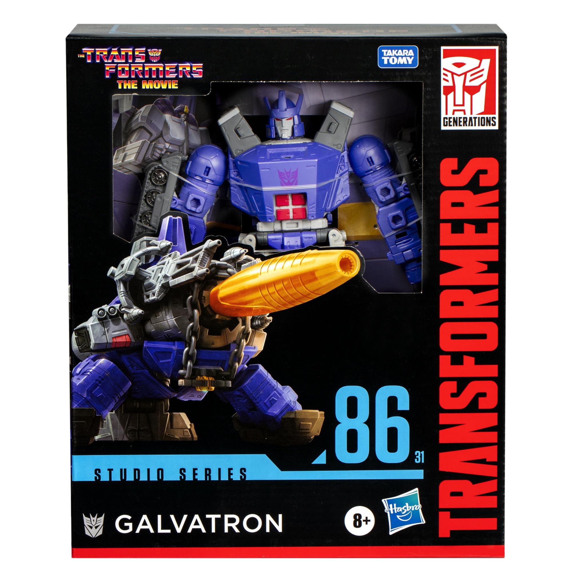 Matrix of Leadership necklace hangs from Galvatron for display detail.