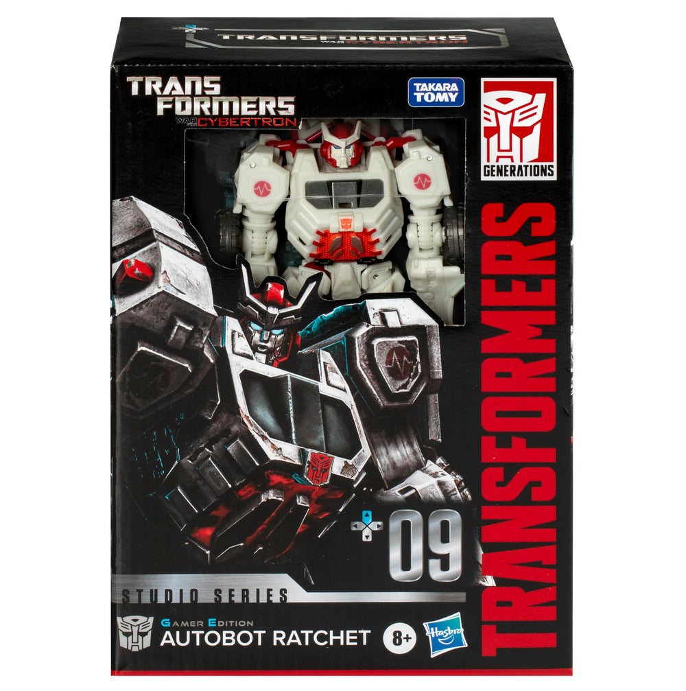 Ratchet accessories including blaster and axe for versatile posing.