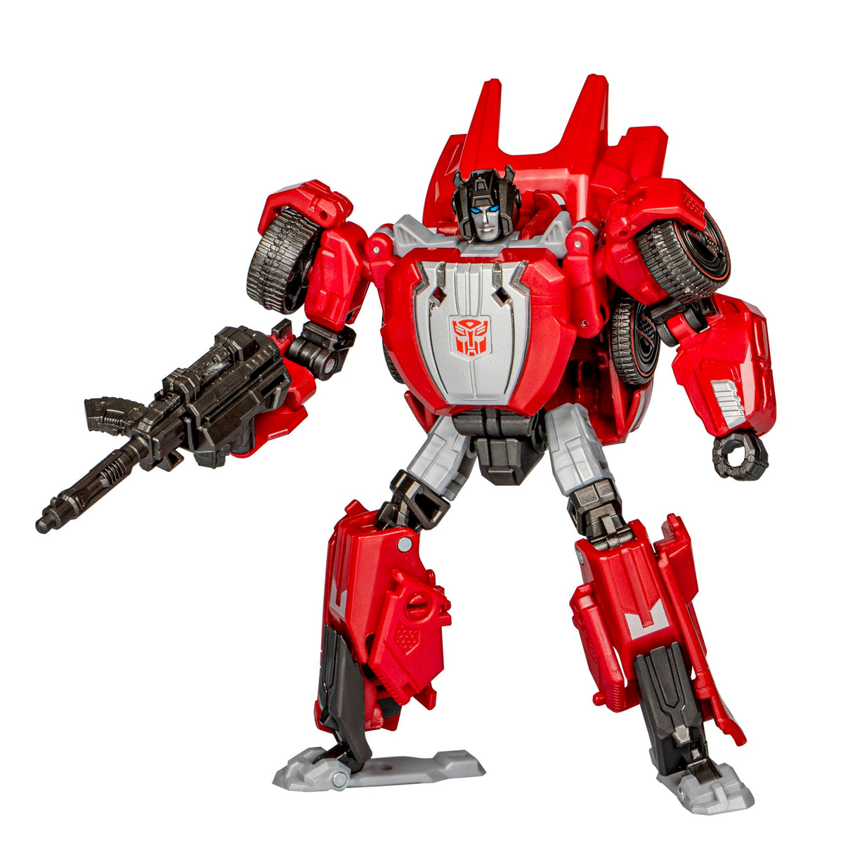 Transformers Studio Series Gamer Edition Sideswipe in robot mode for display