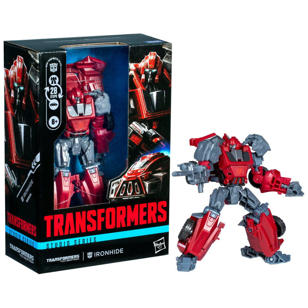 Articulated Ironhide from Studio Series for versatile poses and action scenes.