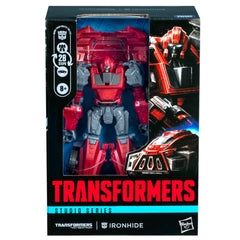 Energon double axe and blaster accessories included with Ironhide figure.