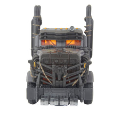 Transformers Studio Series Scourge backdrop Attack at the Museum supports immersive display scenes.