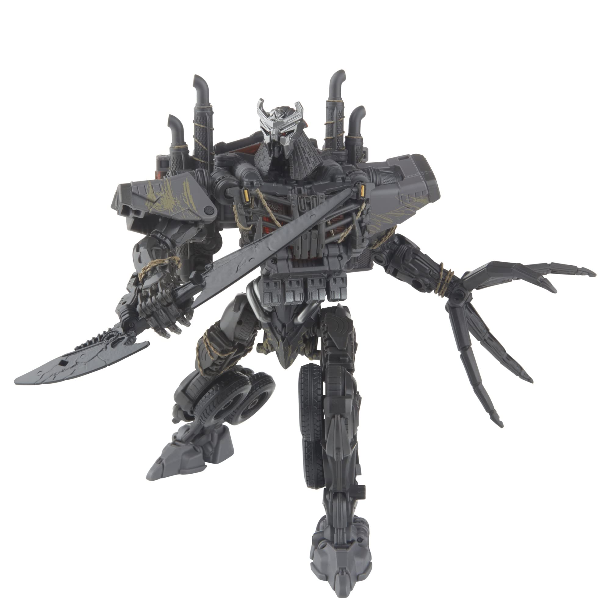 Transformers Studio Series Scourge front view with movie-inspired deco and enhanced poseability.