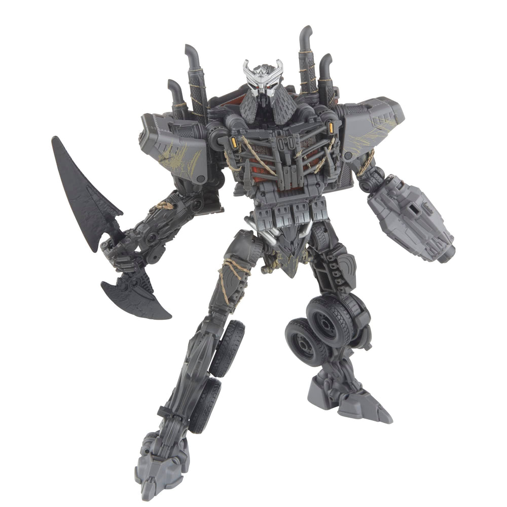Transformers Studio Series Scourge backdrop and pose-ready design boosts display and play.
