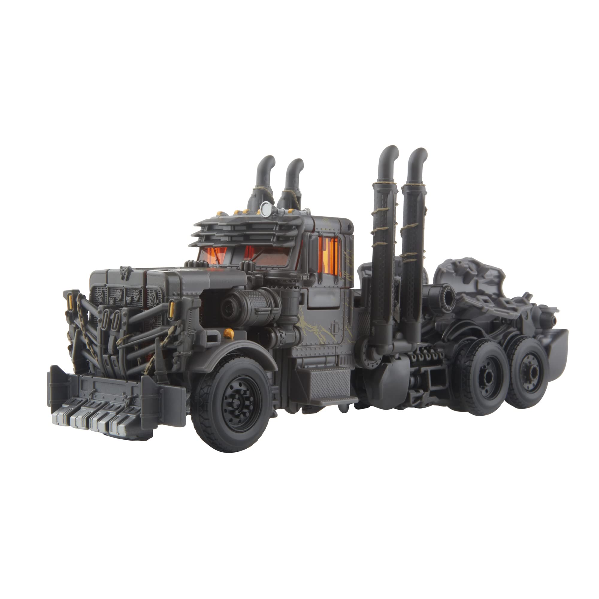Transformers Studio Series Scourge in robot mode highlights articulated joints for dynamic action poses.