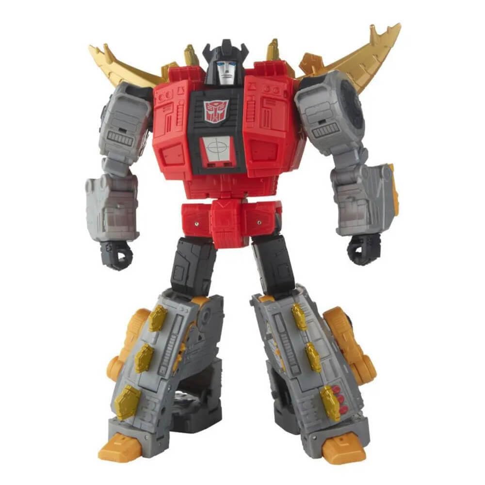 Transformers Dinobot Snarl in robot mode, display-ready with movie-inspired deco.