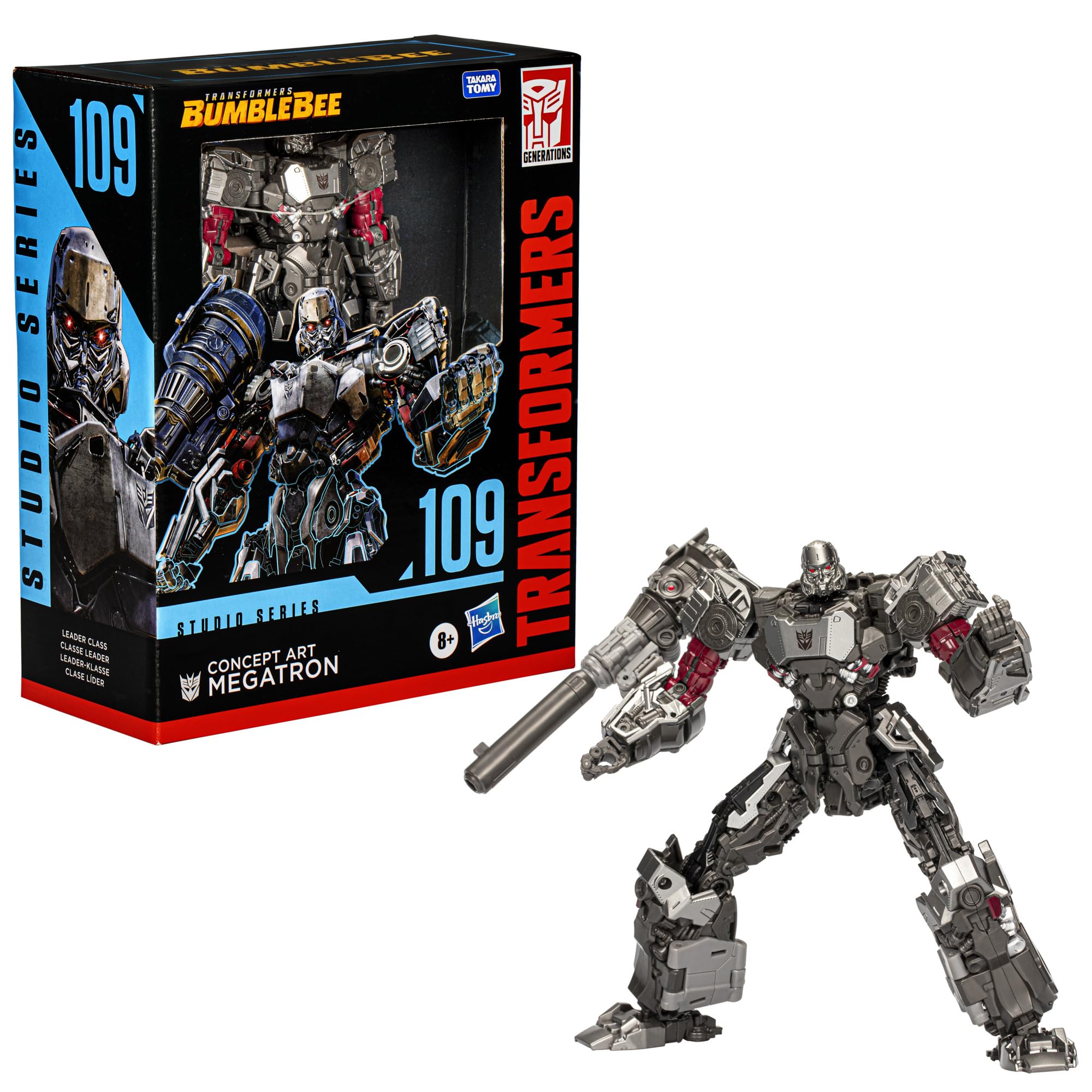 Transformers Studio Series Leader Megatron posed for action and display.