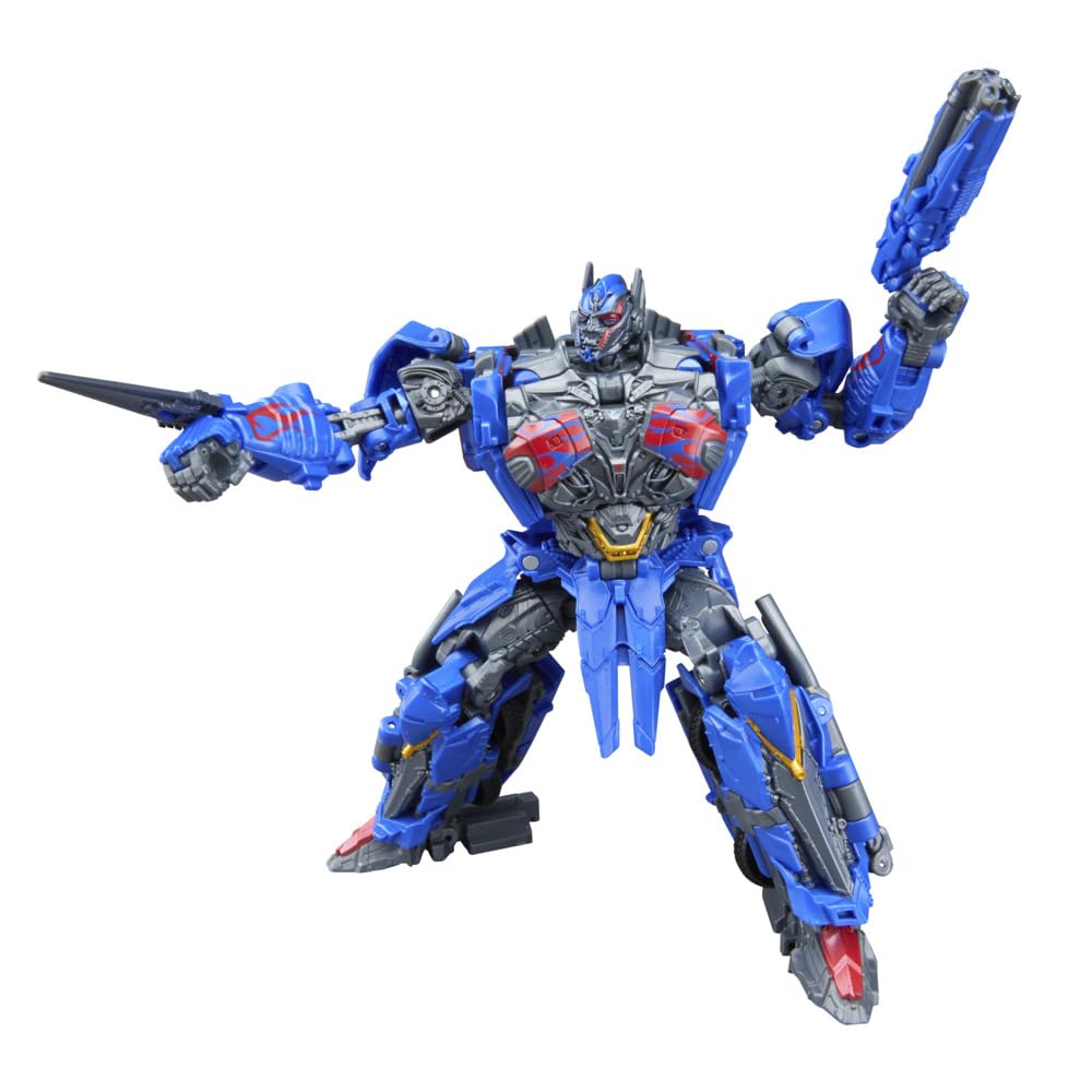 Articulated Nemesis Prime offers versatile pose options for display.