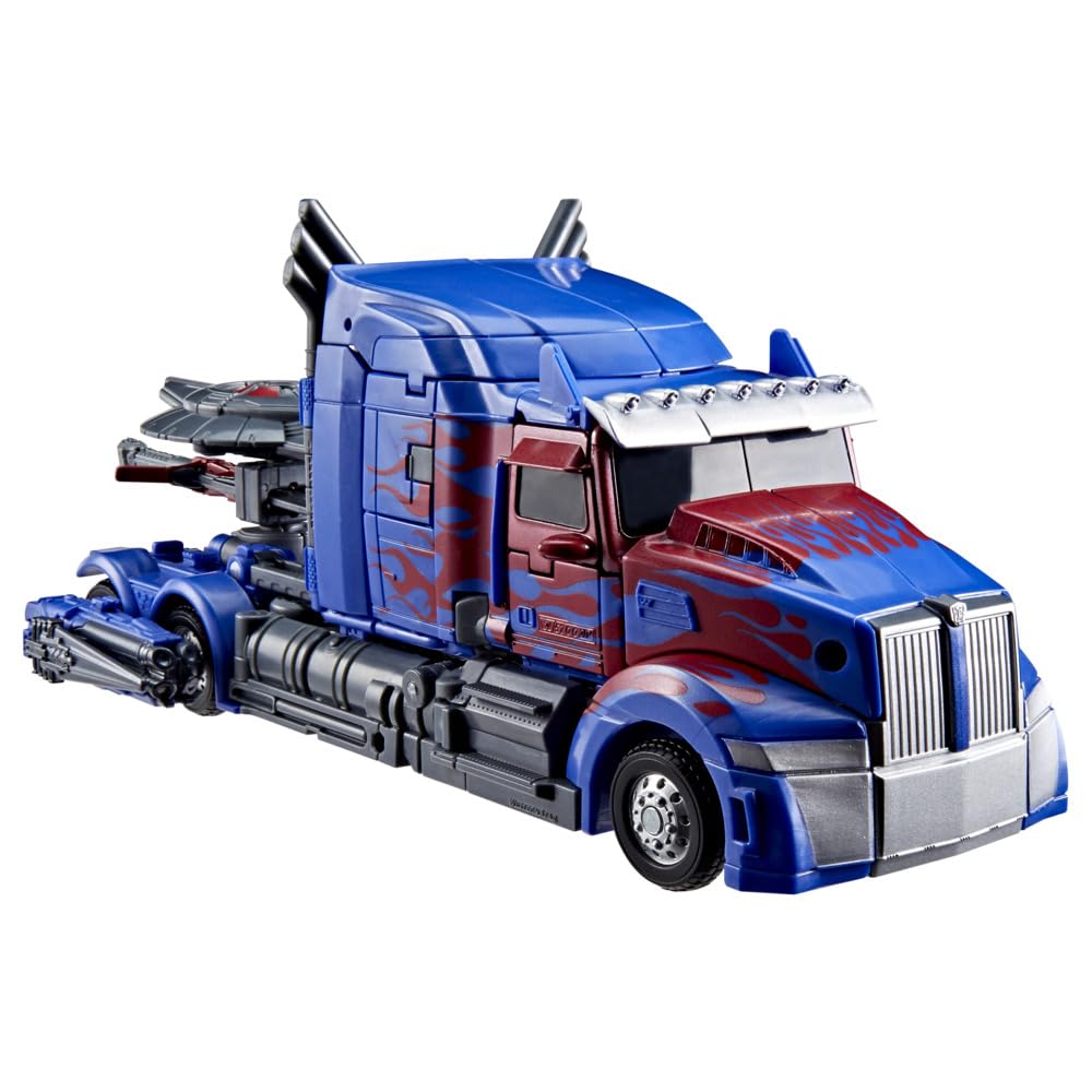 Transformers Nemesis Prime in truck mode showing conversion capability.