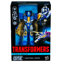 Transformers Studio Series Sentinel Prime battle mode enabling action poses