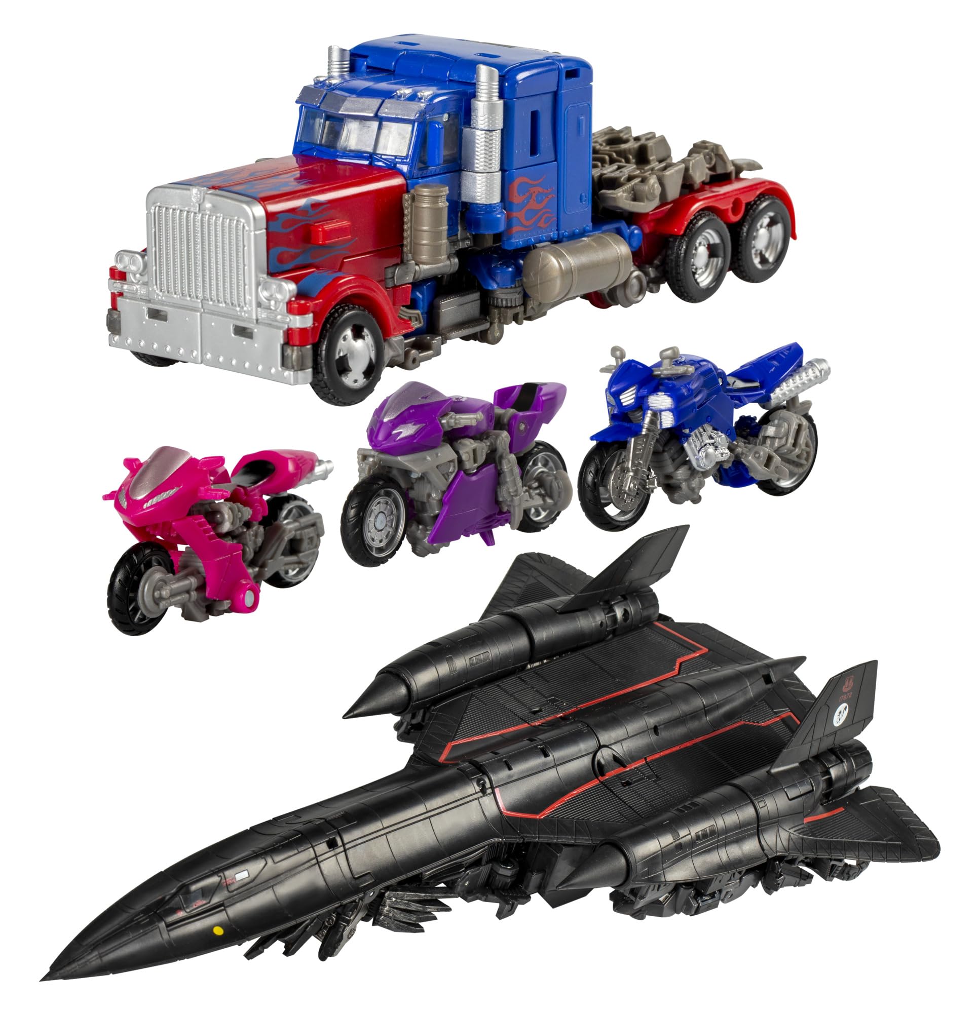Transformers Studio Series Optimus Prime robot mode with movie-inspired detail for display