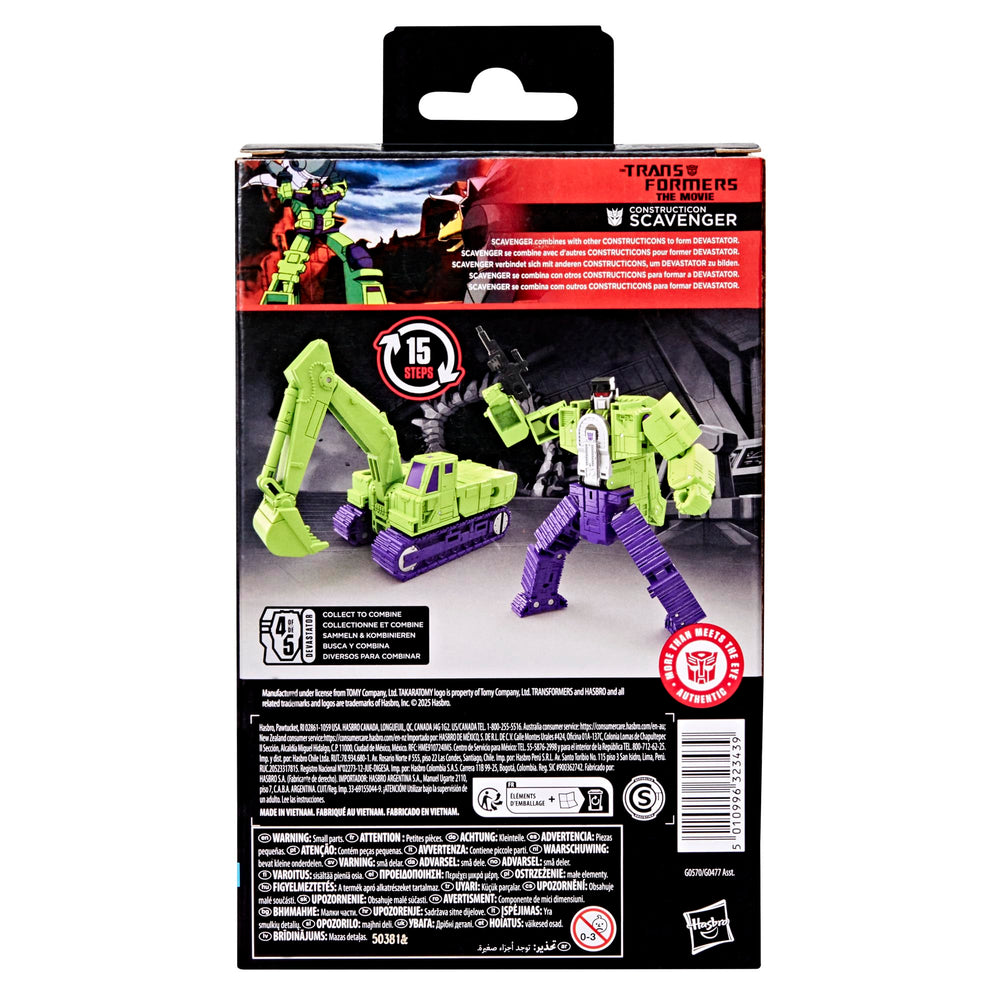 Transformers Studio Series Scavenger compatible with Devastator builds