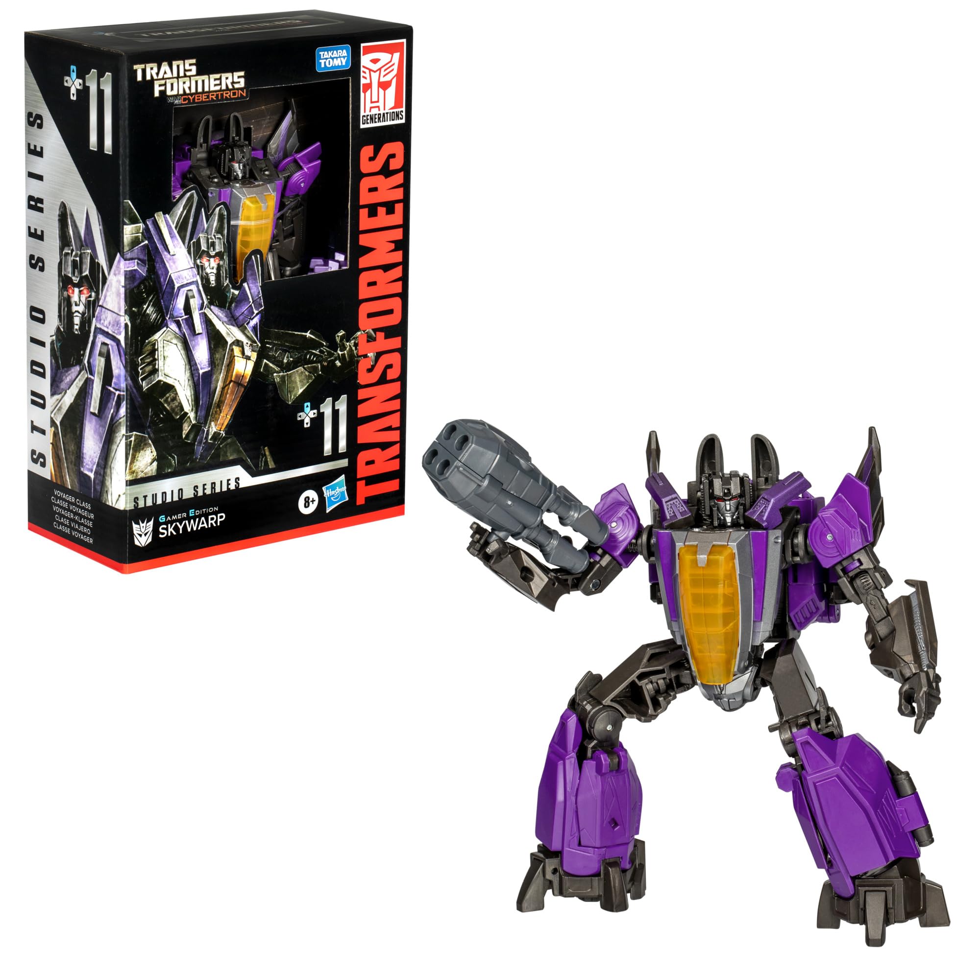Transformers Skywarp articulation enables versatile poses for scenes.