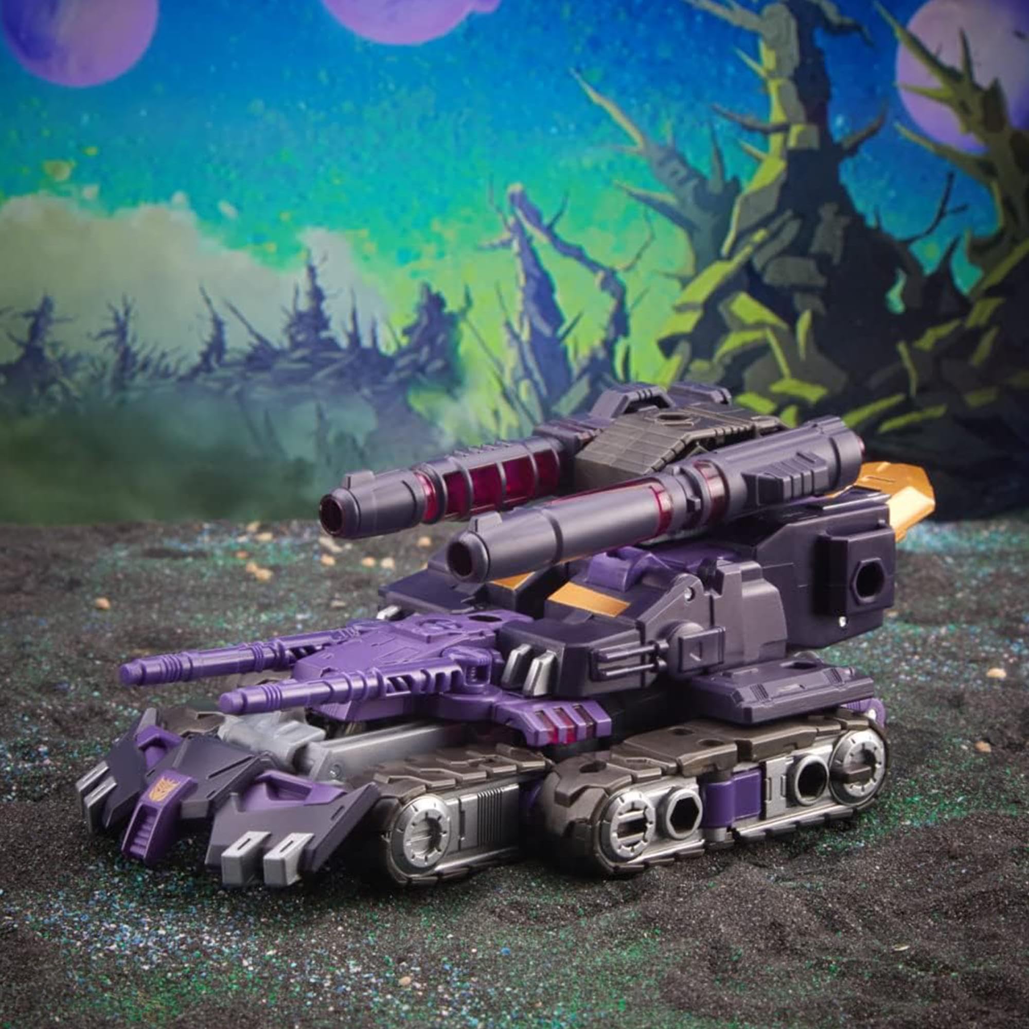 Transformers Tarn double-barreled blaster accessory ready for battles.