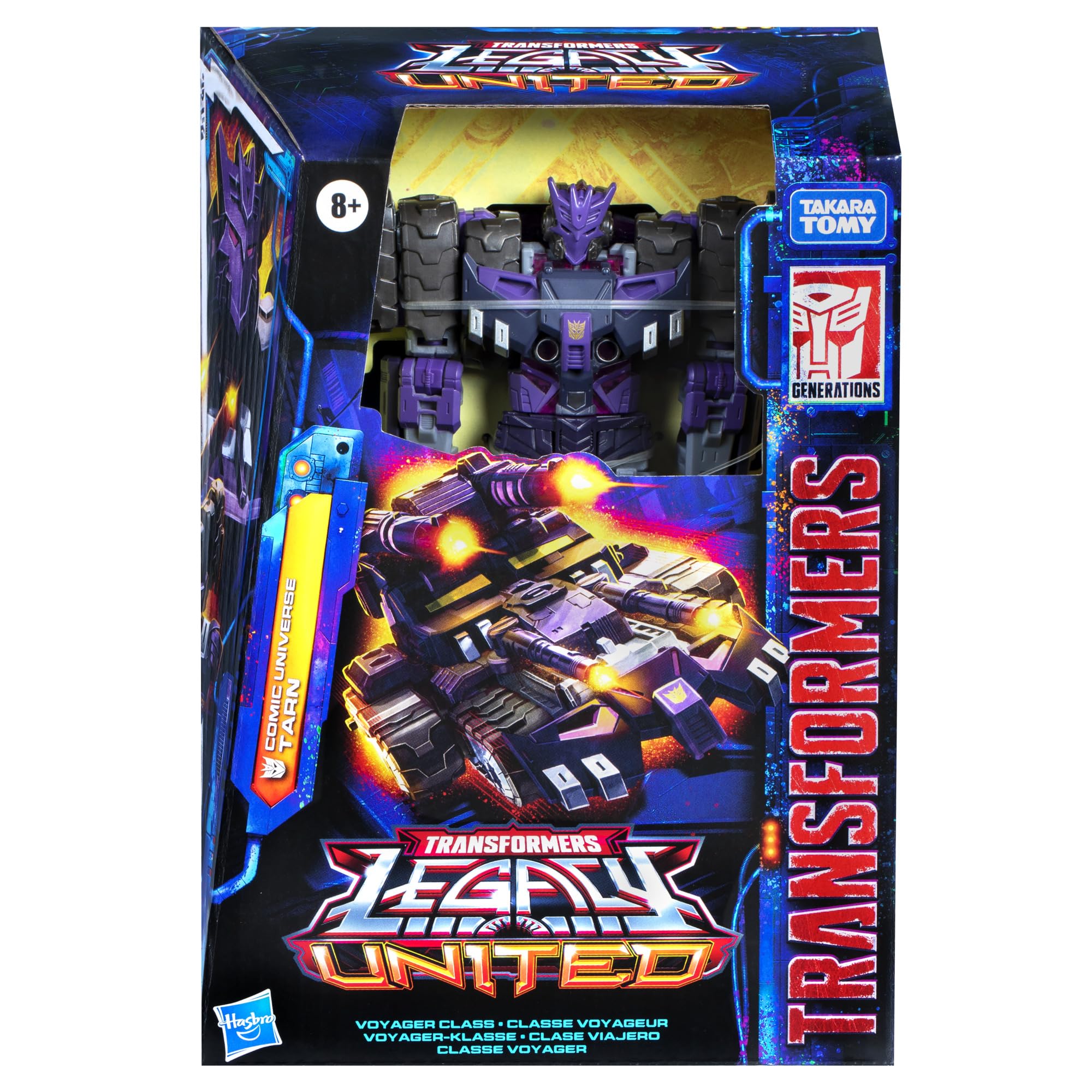 Transformers Tarn tank mode silhouette for versatile play and display.