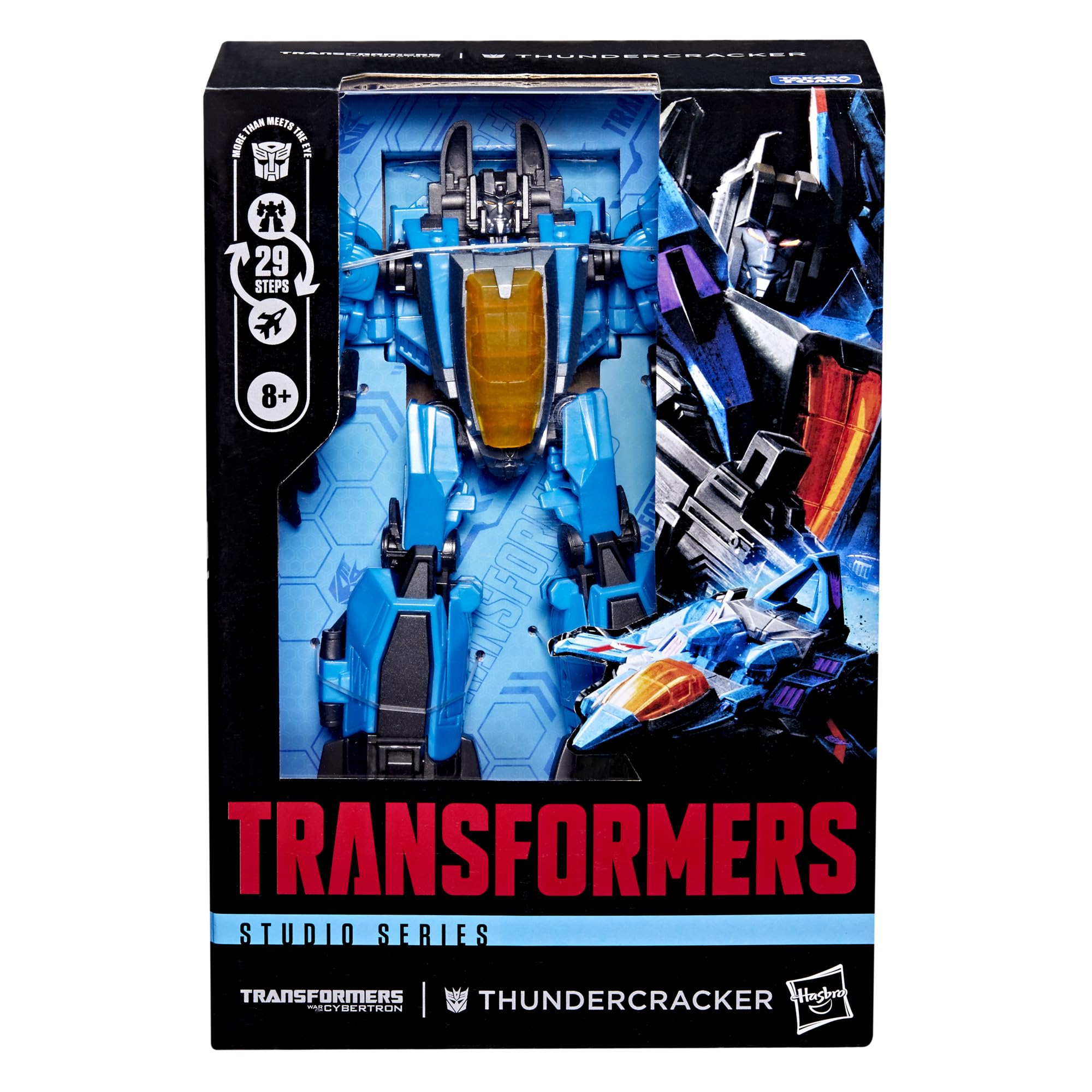 Energon mace accessory enables dramatic battle-ready poses for Thundercracker.