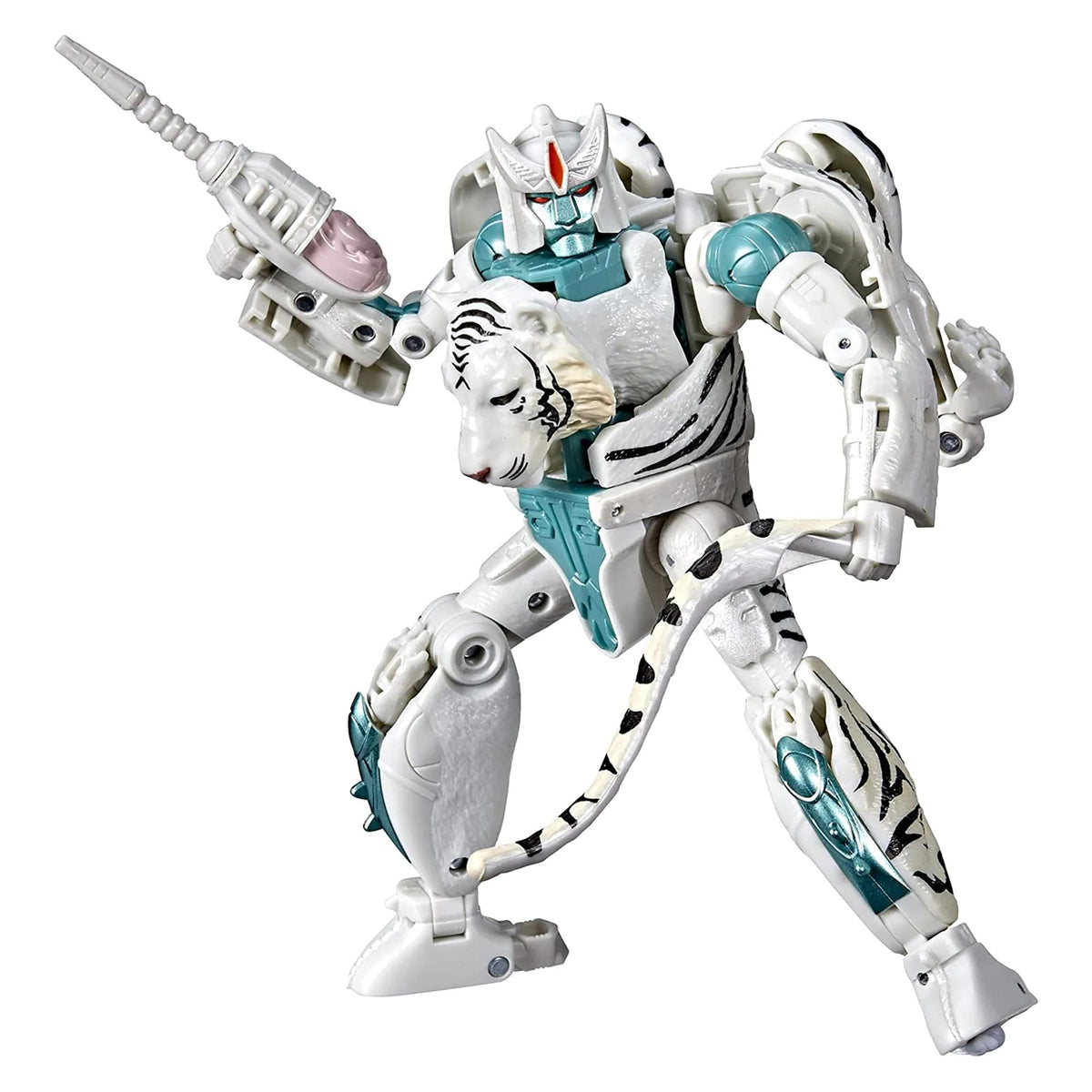 Transformers Tigatron figure in beast mode with detailed fur texture for display