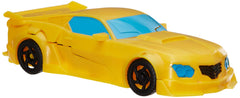 Transformers Titan Changers Bumble Bee figure in action, ideal for imaginative play and display.