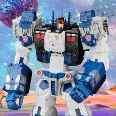 Transformers Metroplex buzzsaw stored on back for dynamic action