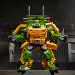 Transformers TMNT Party Wallop Michelangelo head for varied looks.
