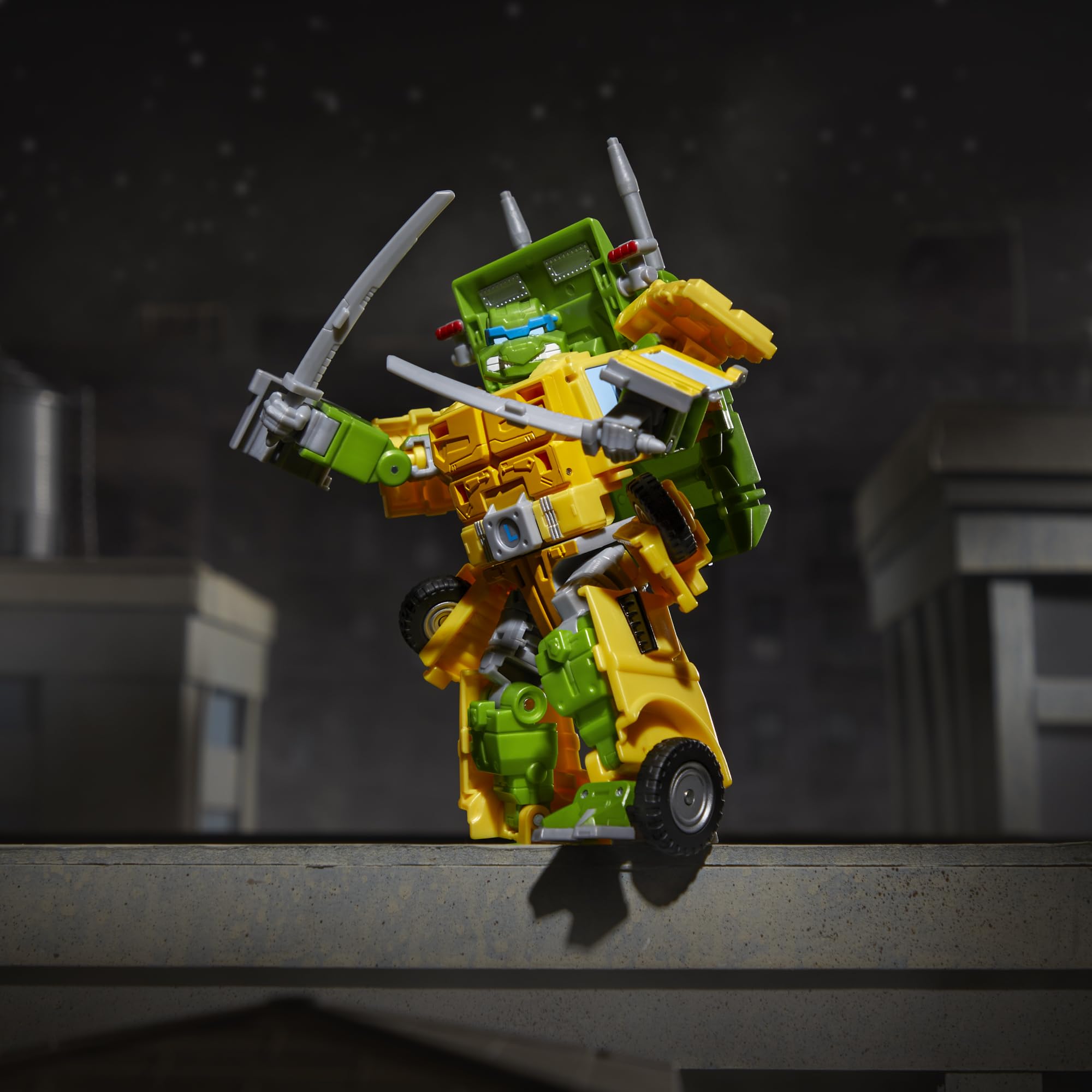 Transformers TMNT Party Wallop party wagon mode for vehicle play.