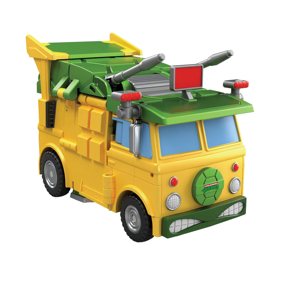 Transformers TMNT Party Wallop robot mode for dynamic play.