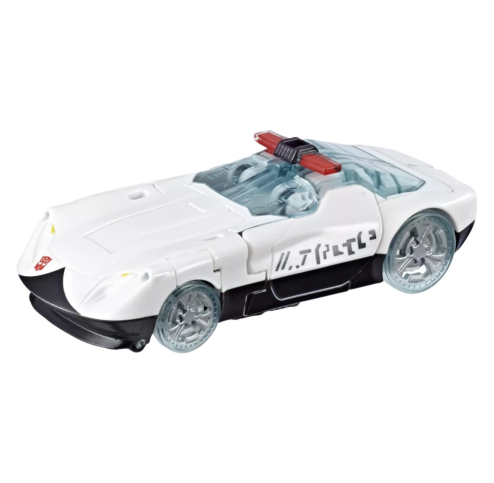 Transformers TRA GEN WFC Deluxe Prowl conversion action delivers crisp transformation play.