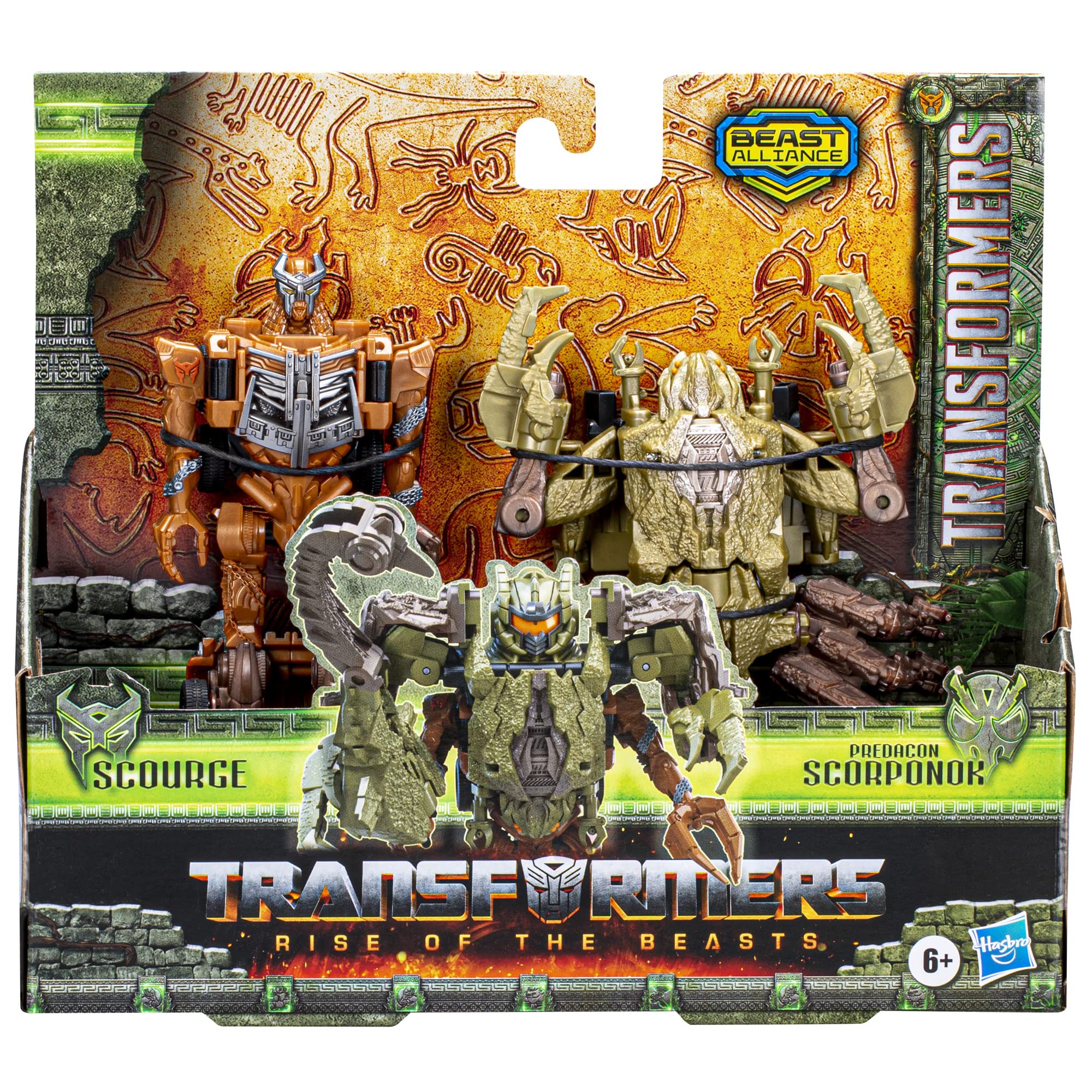 Transformers TRA MV7 BA Scourge combine pose for display and play