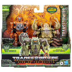 Transformers TRA MV7 BA Scourge combine pose for display and play