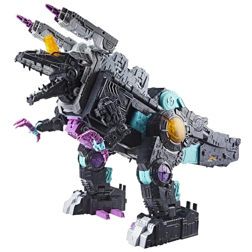 Transformers Trypticon in city mode ideal for interactive diorama setups.