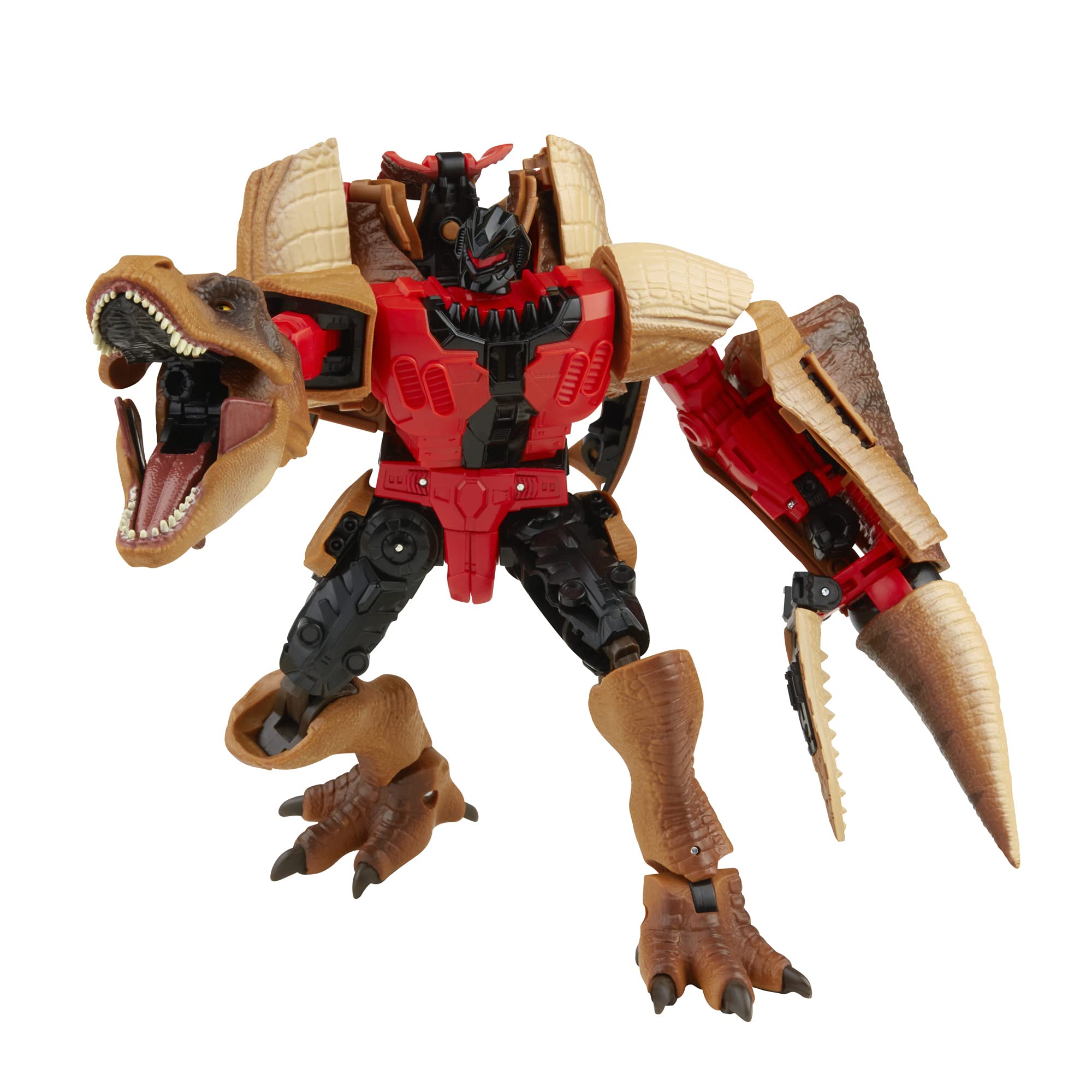 Transformers Tyrannocon Rex attack deco emphasizes movie-inspired drama.