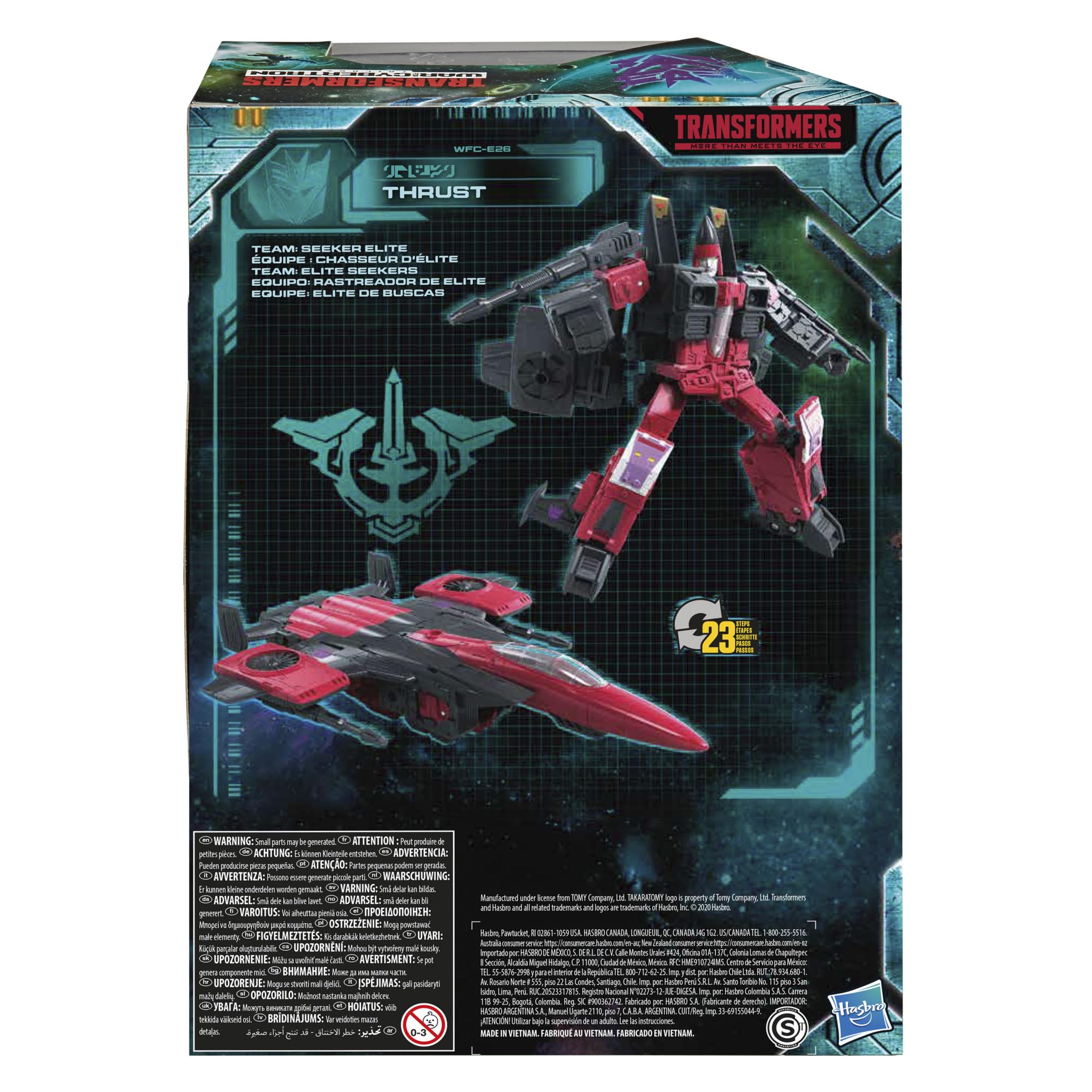 Transformers WFC-E26 Thrust action pose delivers dramatic display options
