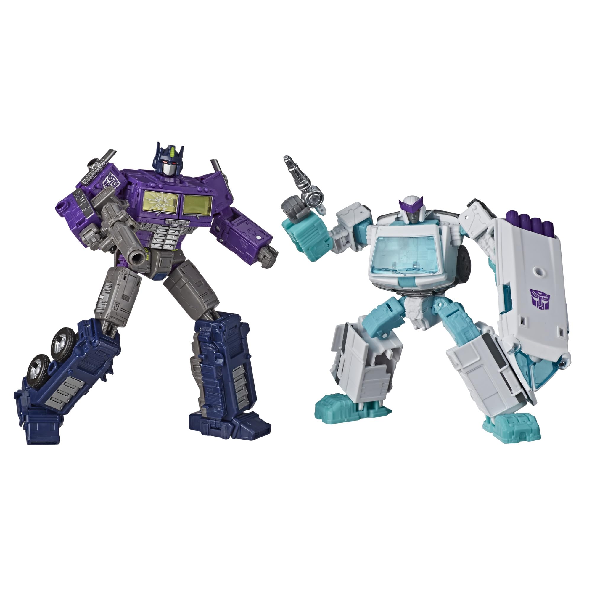 Transformers WFC-GS17 Shattered Glass Ratchet robot mode for premium shelf display.