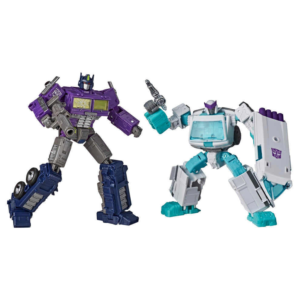 Transformers WFC-GS17 Shattered Glass Ratchet robot mode for premium shelf display.