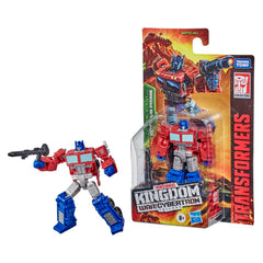 Transformers WFC-K1 Optimus Prime Core Class front view for compact display and poseability.