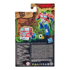 Transformers WFC-K1 Optimus Prime Core Class gift-ready packaging display.