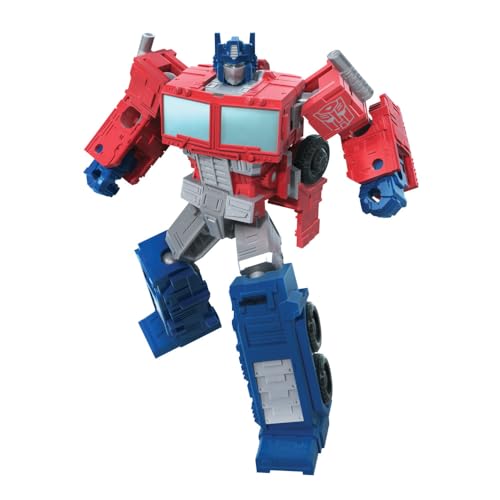 Transformers WFC-K1 Optimus Prime ion blaster close-up highlights classic accessory.