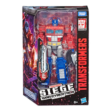 Transformers WFC-S11 Optimus Prime weapon ports enable modular loadouts.