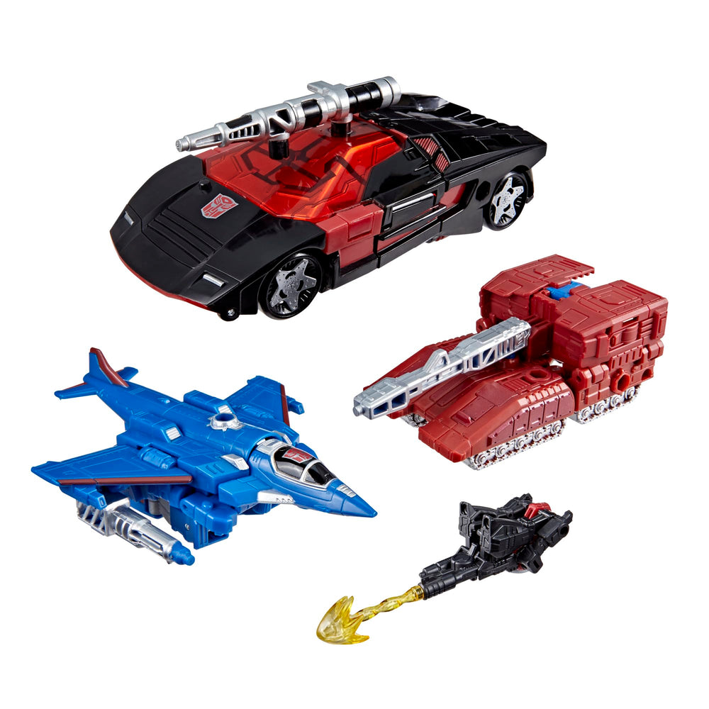 Transformers WFC-S26 Blaster accessories expand attack play possibilities.