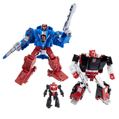 Transformers War for Cybertron Alphastrike Sideswipe robot for dynamic poses and display.