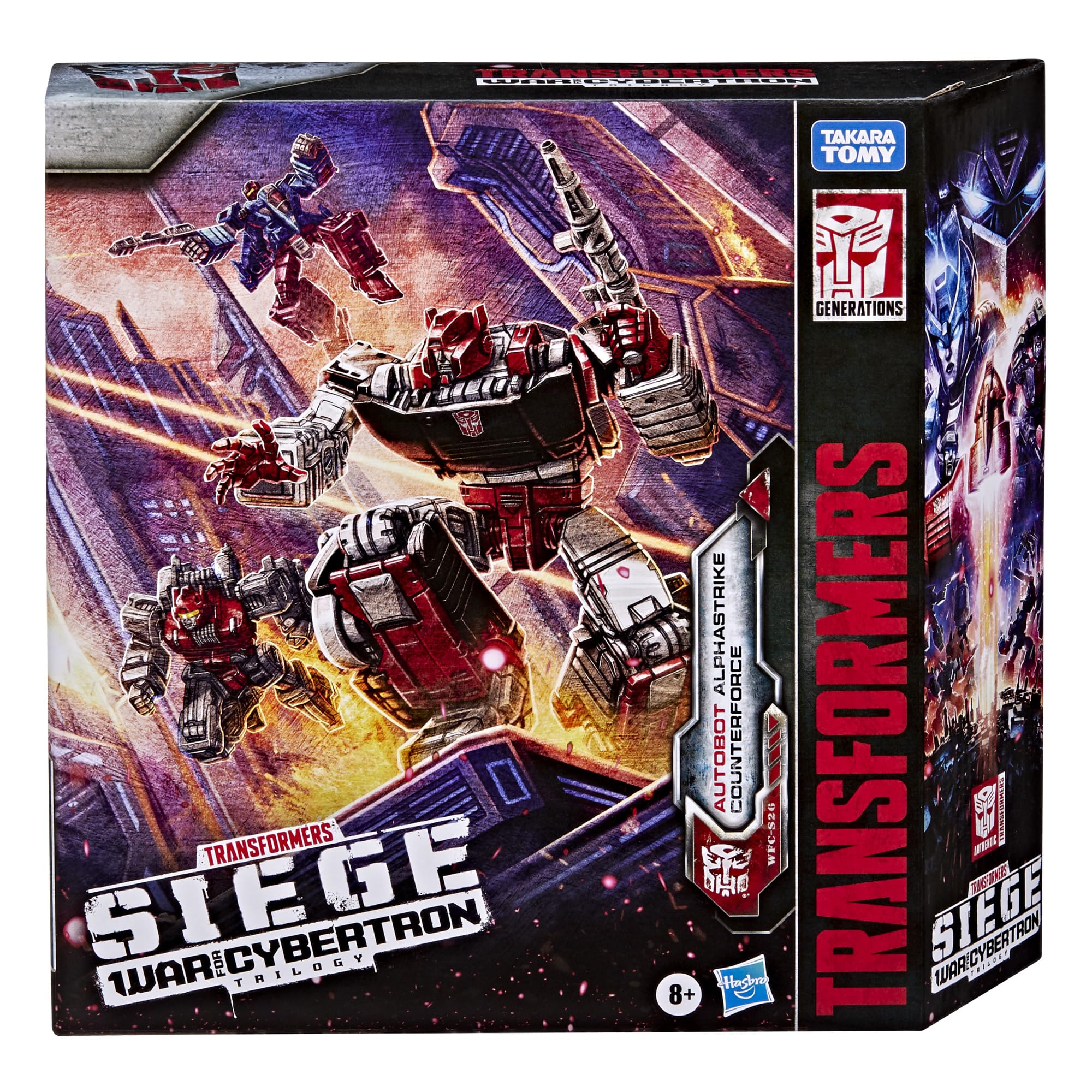 Transformers WFC-S26 Covert Clone Sideswipe vehicle mode highlights detailed Autobot design.