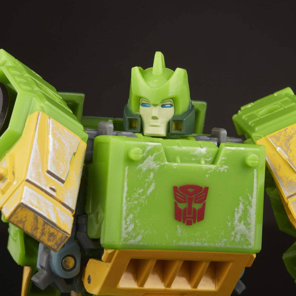 Autobot Springer combined-weapon closeup shows four parts forming a larger blaster.