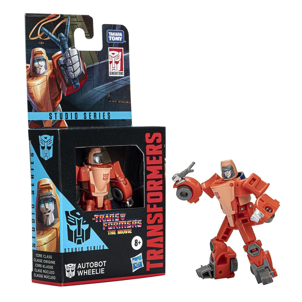 Transformers Wheelie Core Class figure shown at 3.5-inch scale