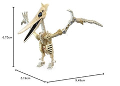 Wingfinger roaring pose adds dramatic shelf presence and play energy.